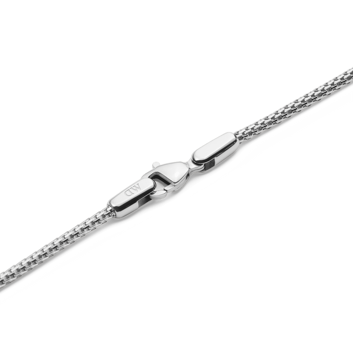 Daniel Wellington Tide Mesh Necklace Silver 1.8
