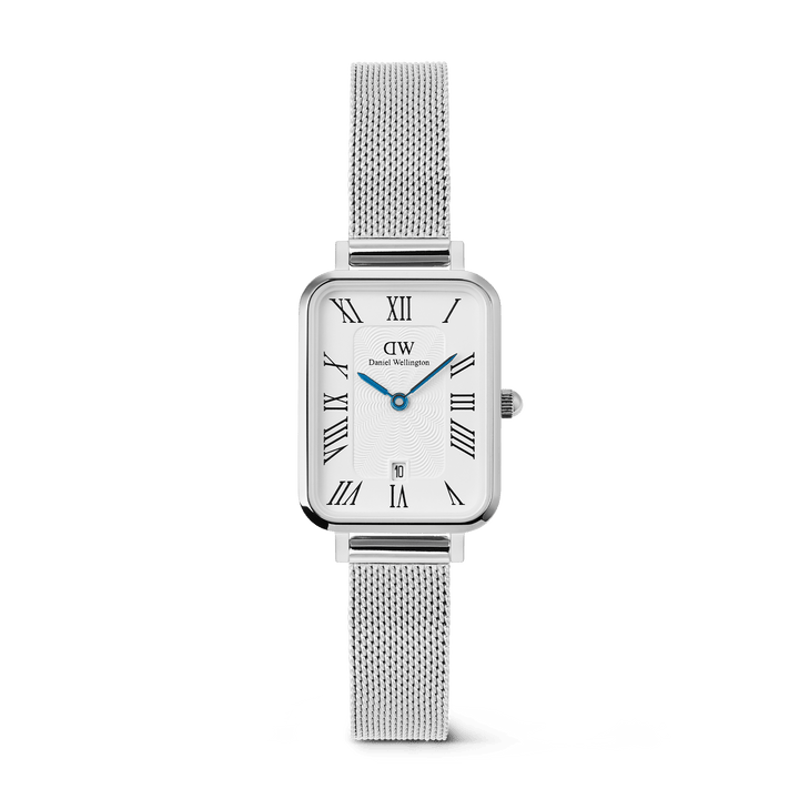 Daniel Wellington Quadro Sterling  Roman Numerals Date