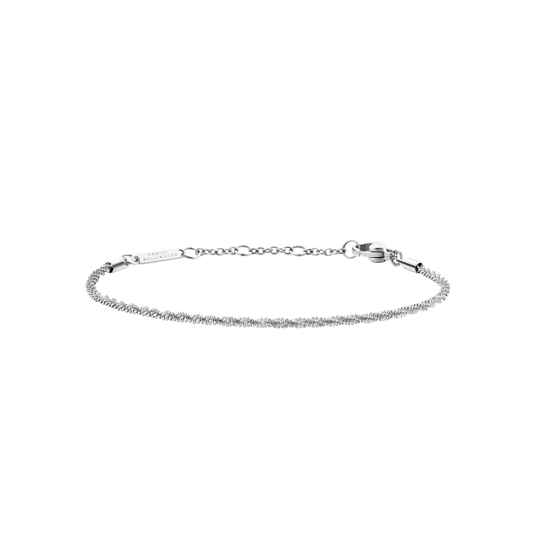 Daniel Wellington Elan Twisted Chain Bracelet Silver