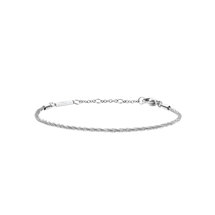 Daniel Wellington Elan Twisted Chain Bracelet Silver