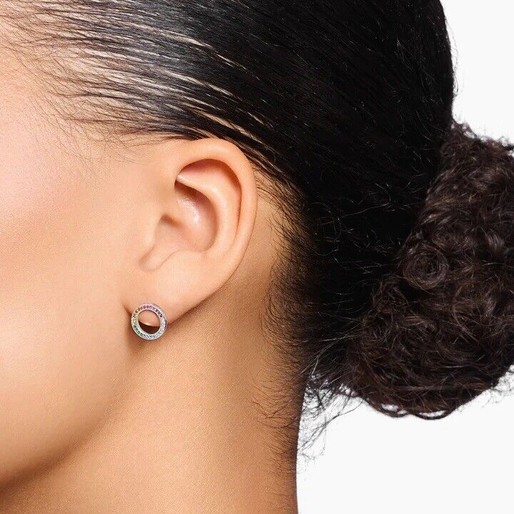 Thomas Sabo Ear Studs "Circles Together Rainbow"