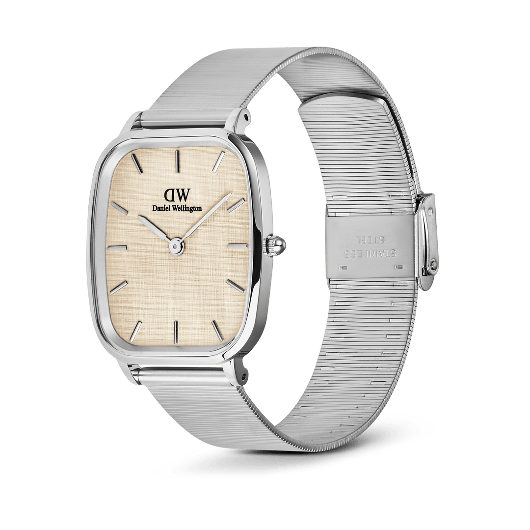 Daniel Wellington Marlon Wire Linen Silver Watch