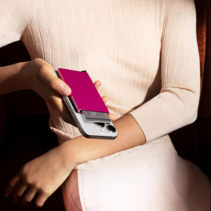 Secrid Cardprotector for Magsafe RFID Card Wallet Fuchsia SC1659