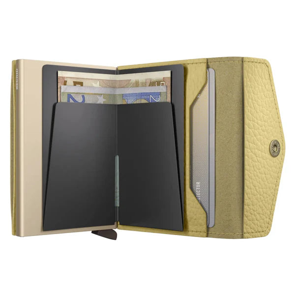 Secrid Envelope Wallet Compact RFID Pebble Butter Yellow SC1703