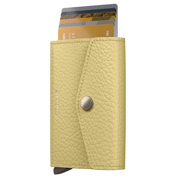Secrid Envelope Wallet Compact RFID Pebble Butter Yellow SC1703