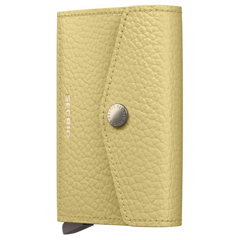 Secrid Envelope Wallet Compact RFID Pebble Butter Yellow SC1703