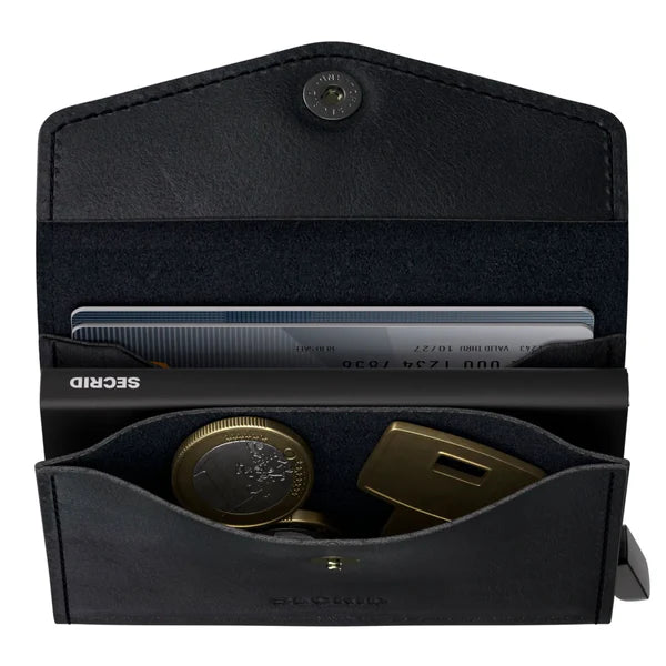 Secrid Envelope Wallet Compact RFID Vintage Black SC1741