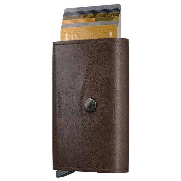 Secrid Envelope Wallet Compact RFID Vintage Chocolate SC1765