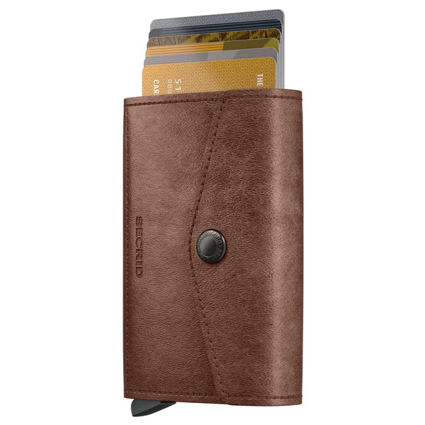 Secrid Envelope Wallet Compact RFID Vintage Cognac SC1758