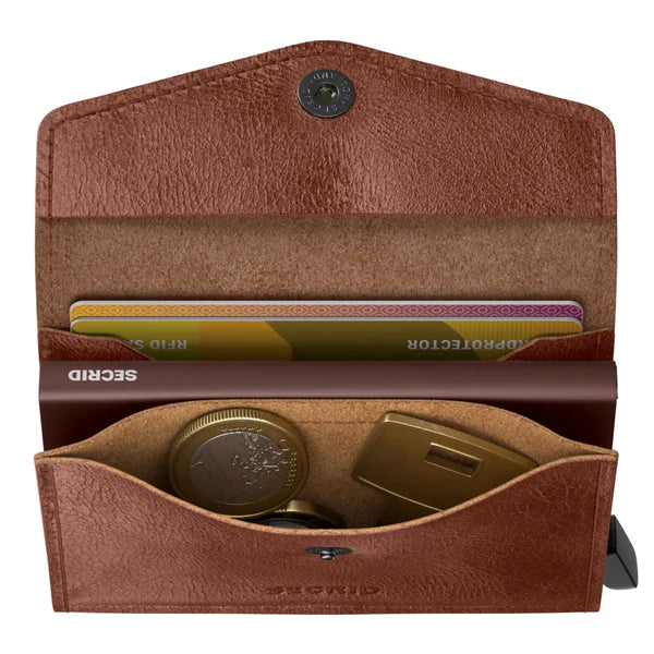 Secrid Envelope Wallet Compact RFID Vintage Cognac SC1758
