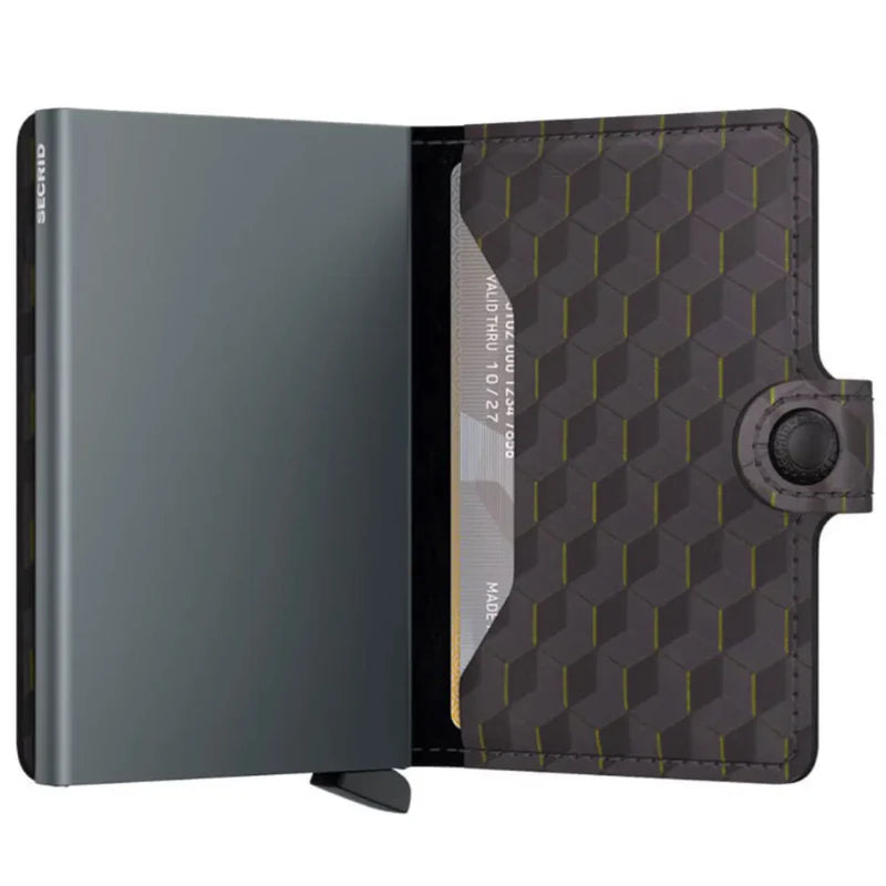 SECRID Miniwallet Optical Grey-Yellow RFID SC1192