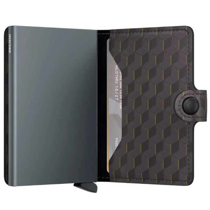 SECRID Miniwallet Optical Grey-Yellow RFID SC1192