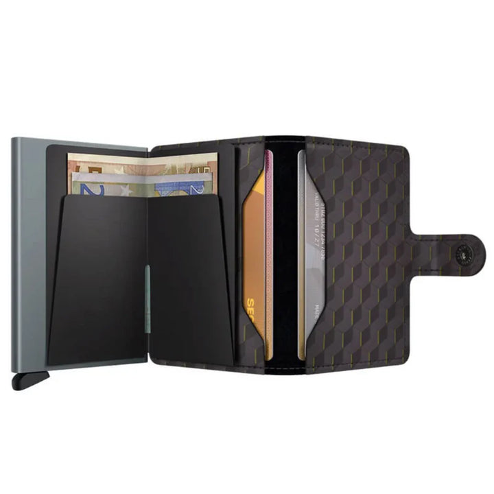 SECRID Miniwallet Optical Grey-Yellow RFID SC1192