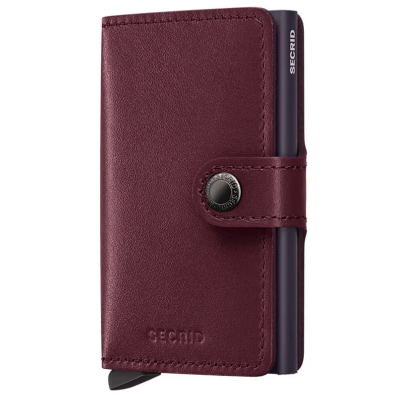 SECRID Miniwallet Original Cranberry Leather RFID SC1062