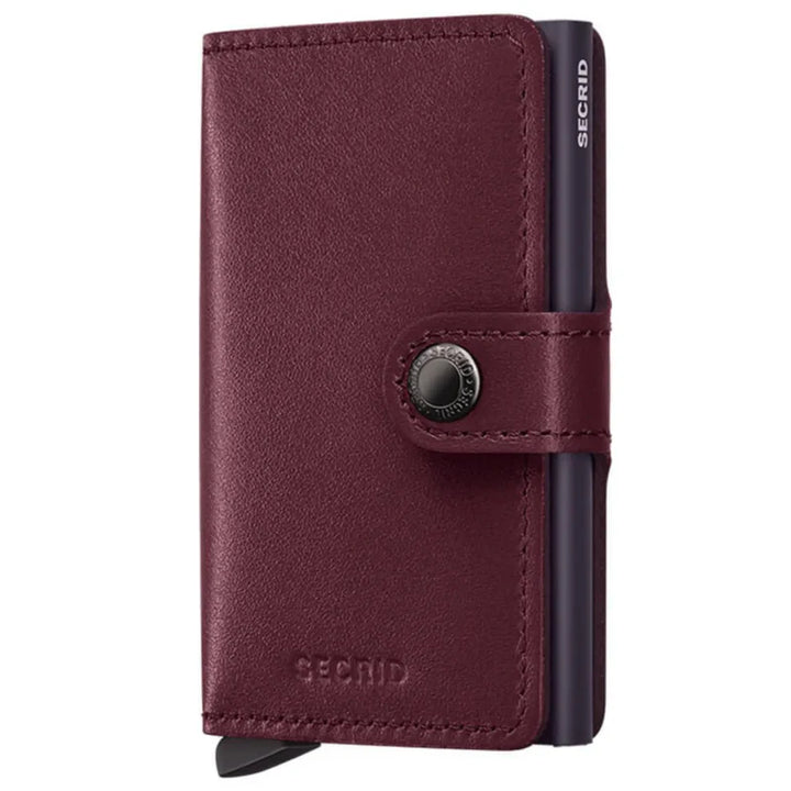 SECRID Miniwallet Original Cranberry Leather RFID SC1062