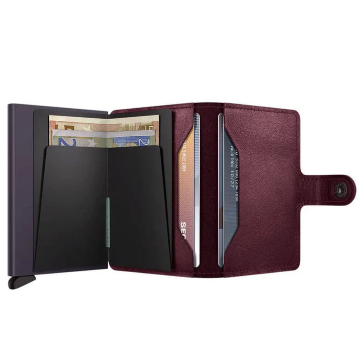 SECRID Miniwallet Original Cranberry Leather RFID SC1062