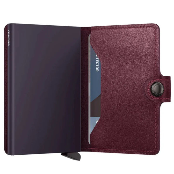 SECRID Miniwallet Original Cranberry Leather RFID SC1062