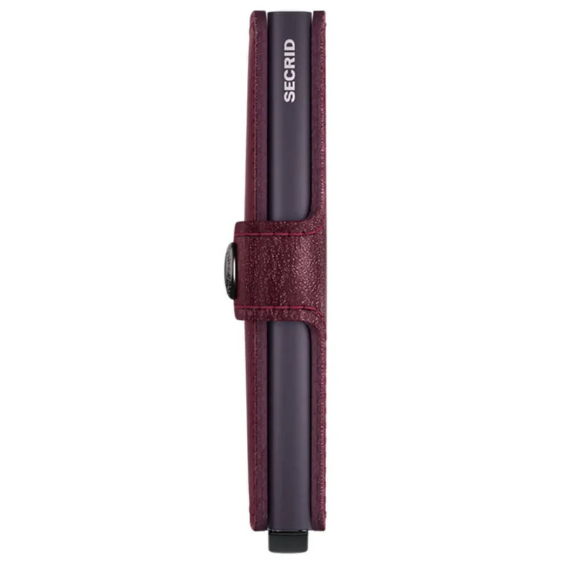SECRID Miniwallet Original Cranberry Leather RFID SC1062