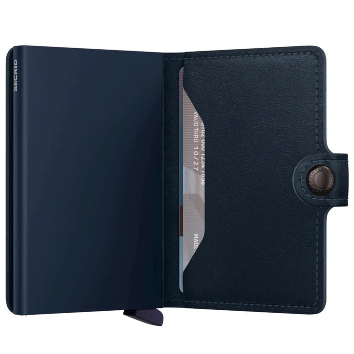 SECRID Miniwallet Original Navy-Navy Leather RFID SC0881