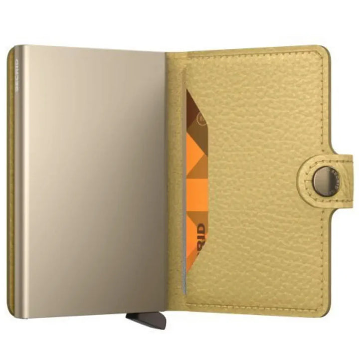 SECRID Miniwallet Pebble Butter Yellow RFID Wallet SC0492