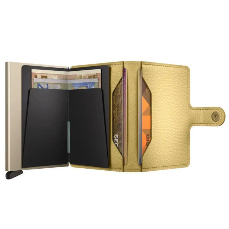 SECRID Miniwallet Pebble Butter Yellow RFID Wallet SC0492