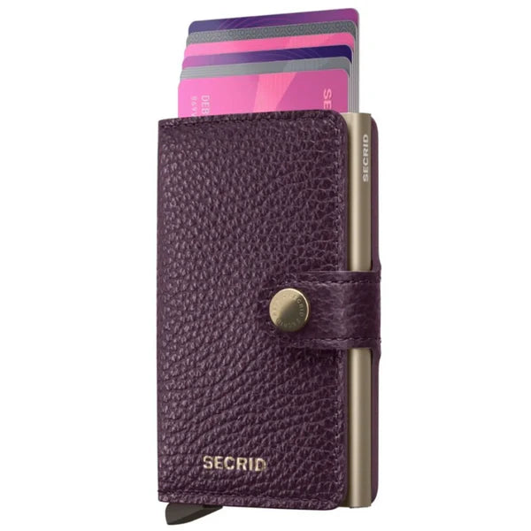 SECRID Miniwallet Pebble Grape RFID Wallet SC1000