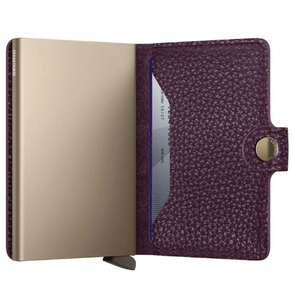 SECRID Miniwallet Pebble Grape RFID Wallet SC1000