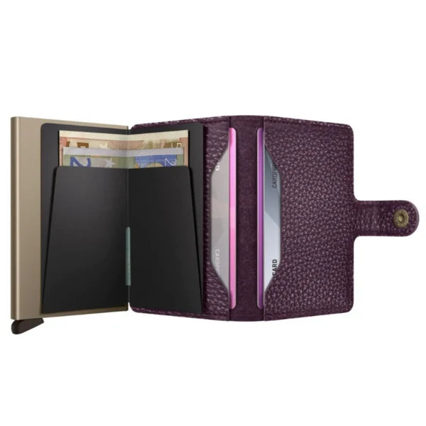 SECRID Miniwallet Pebble Grape RFID Wallet SC1000
