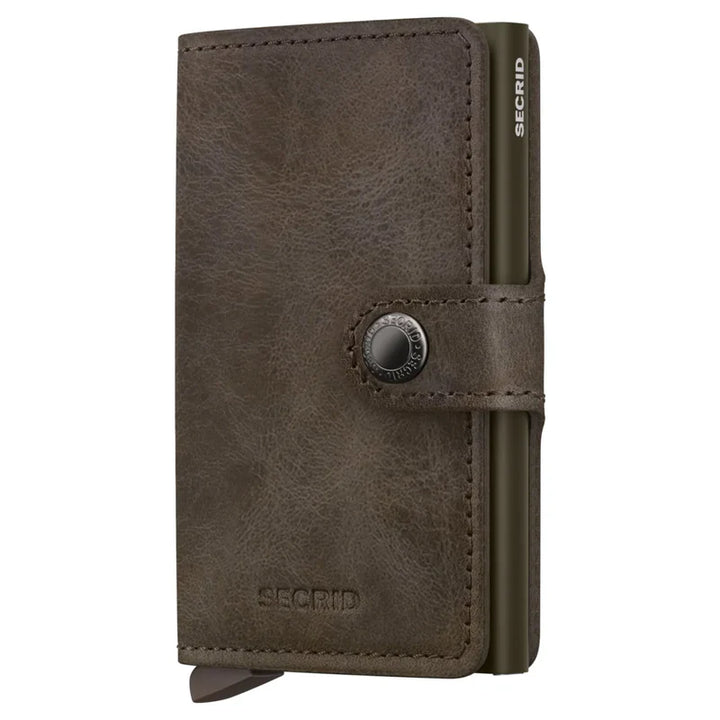 SECRID Miniwallet Vintage Oak Leather RFID SC1512