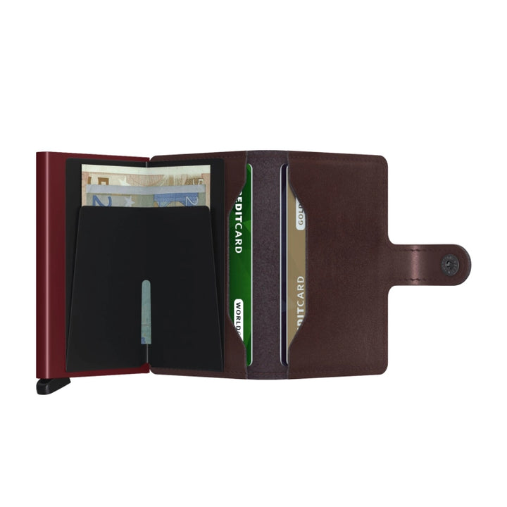 SECRID Miniwallet Metallic Moro Leather RFID SC7537