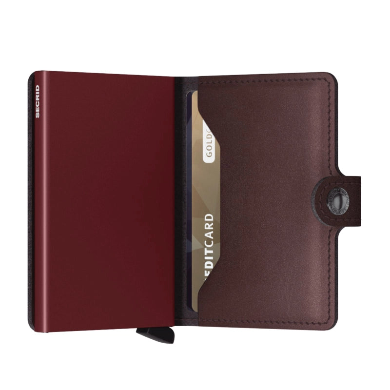 SECRID Miniwallet Metallic Moro Leather RFID SC7537