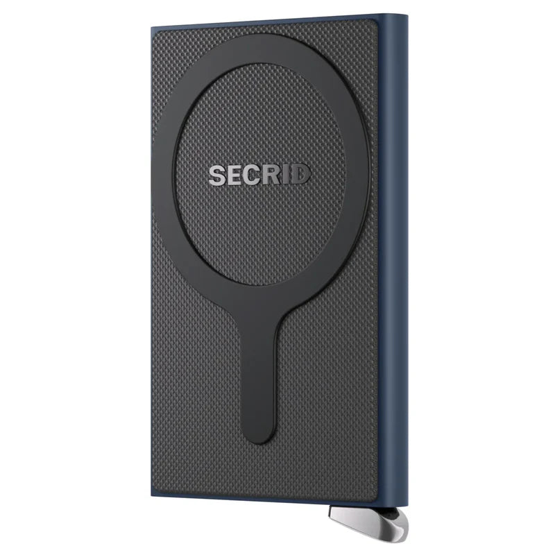 Secrid Premium Cardprotector+ Magsafe RFID Card Wallet Fluted Navy SC1628