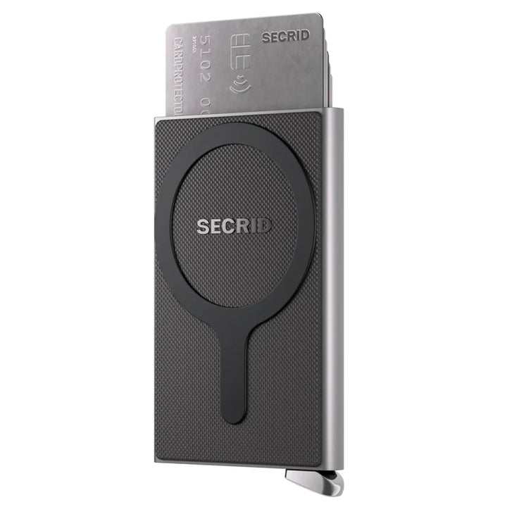 Secrid Premium Cardprotector+ Magsafe RFID Card Wallet Fluted Silver SC1611