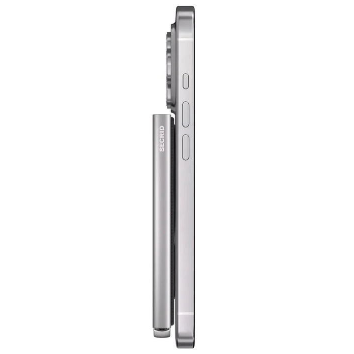 Secrid Premium Cardprotector+ Magsafe RFID Card Wallet Fluted Silver SC1611
