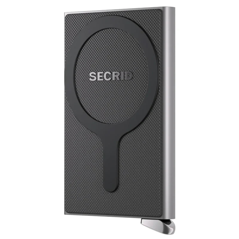 Secrid Premium Cardprotector+ Magsafe RFID Card Wallet Fluted Silver SC1611