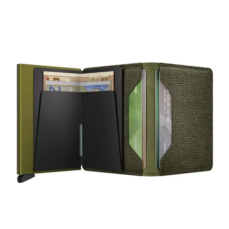 SECRID Slimwallet Crisple Kelp Leather RFID SC4918
