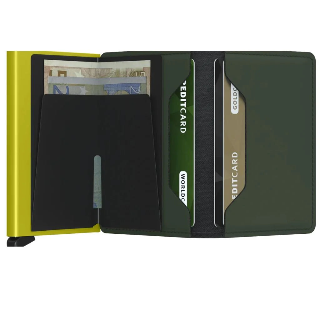 SECRID Slimwallet Matte Green & Lime SC9517
