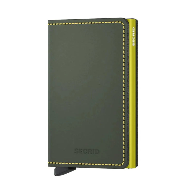 SECRID Slimwallet Matte Green & Lime SC9517