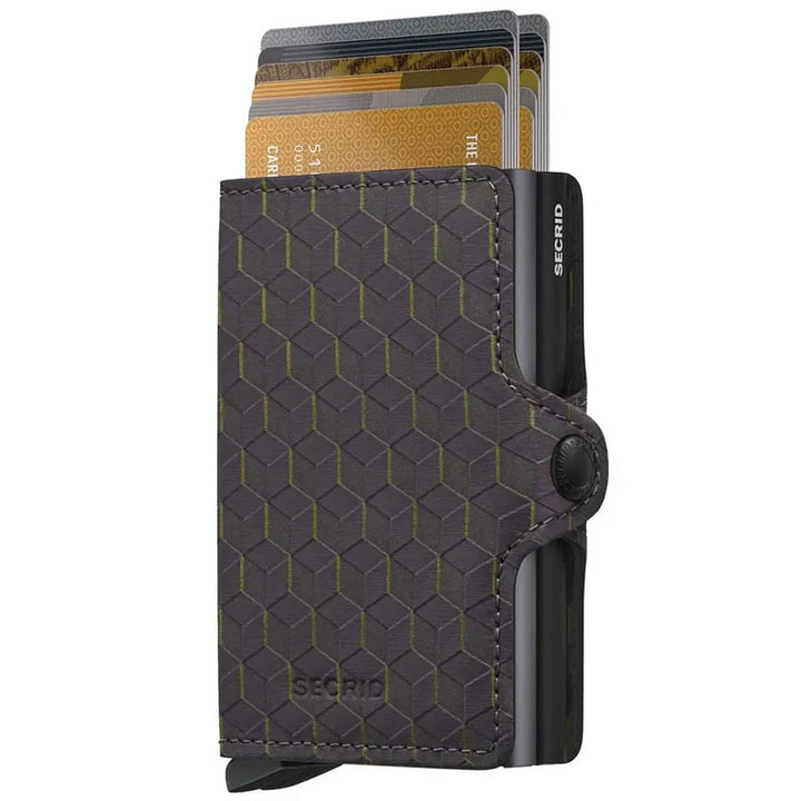 SECRID Twinwallet Optical Grey-Yellow RFID Wallet SC1215