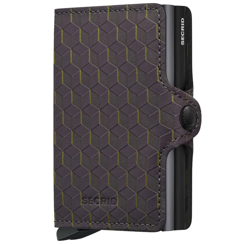 SECRID Twinwallet Optical Grey-Yellow RFID Wallet SC1215