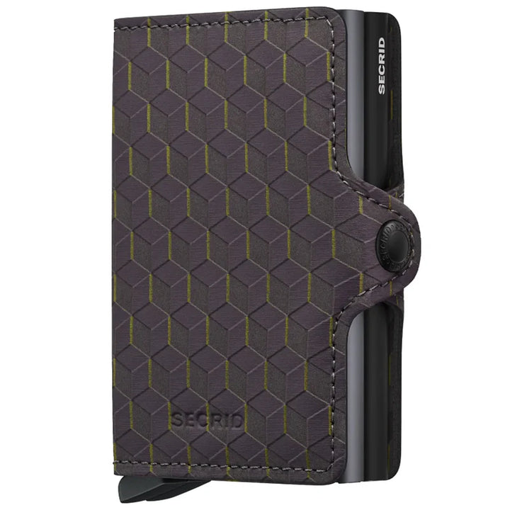 SECRID Twinwallet Optical Grey-Yellow RFID Wallet SC1215