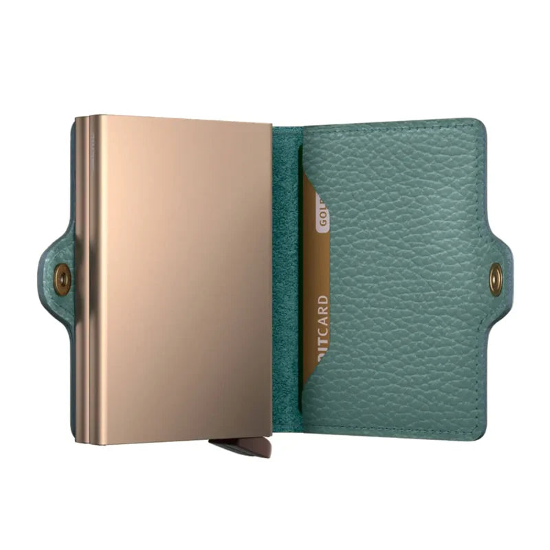 SECRID Twinwallet Pebble Sea Green RFID Leather SC4895
