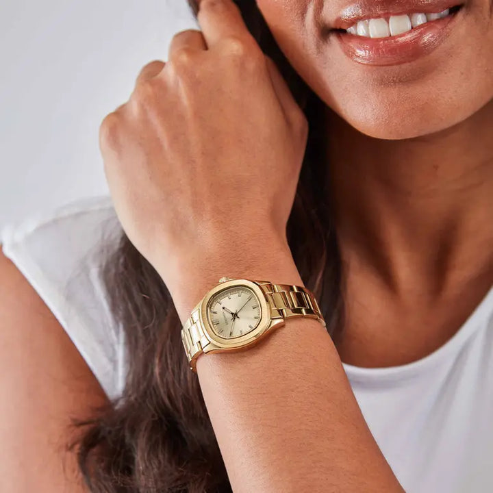Sekonda Womens Octaire Gold Case Stainless Steel Bracelet Watch