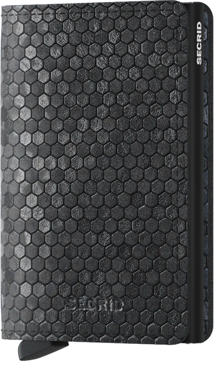 SECRID Slimwallet Hexagon Black RFID Wallet SC4277