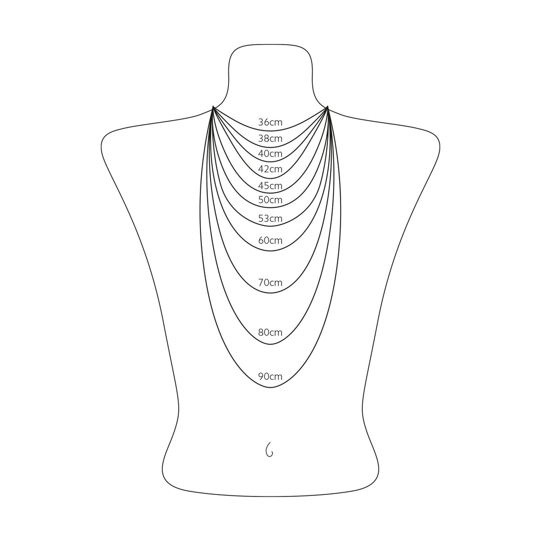THOMAS SABO Necklace with letter pendant O and white zirconia - silver