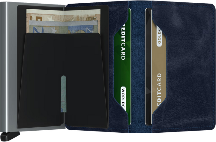 SECRID Slimwallet Vintage Blue RFID Wallet SC7339