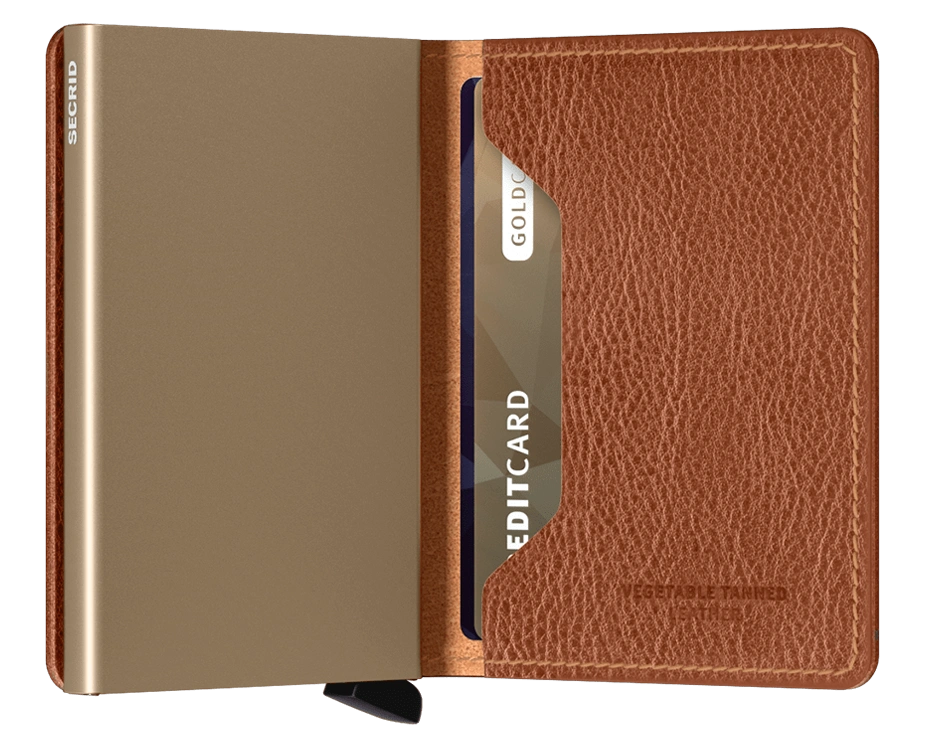 SECRID Slimwallet Veg Tanned Caramello Sand Leather Wallet SC8176 - B & S Lyncris Jewellers
