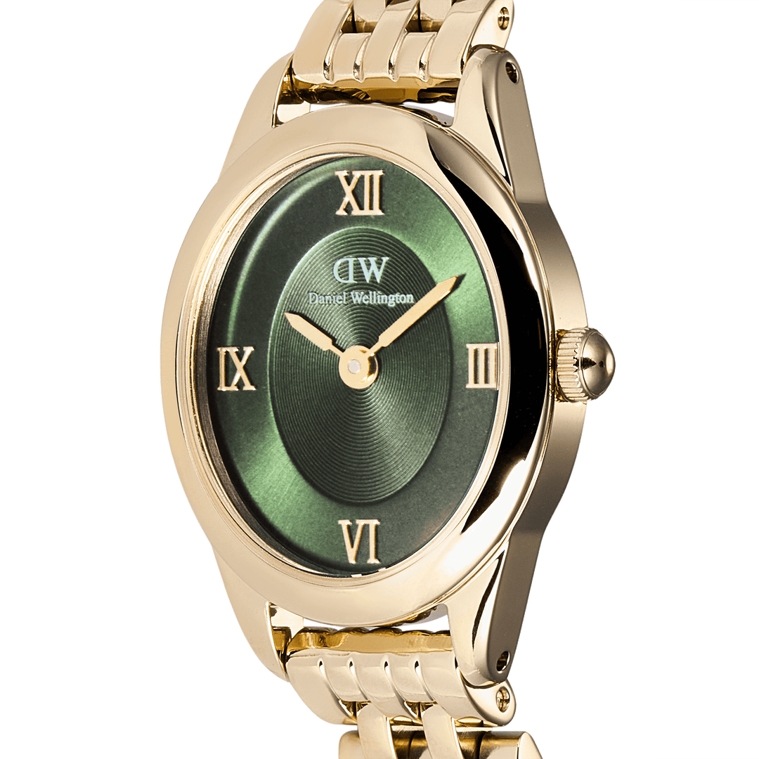 Daniel Wellington Ophelia Mini Emerald Gold Watch