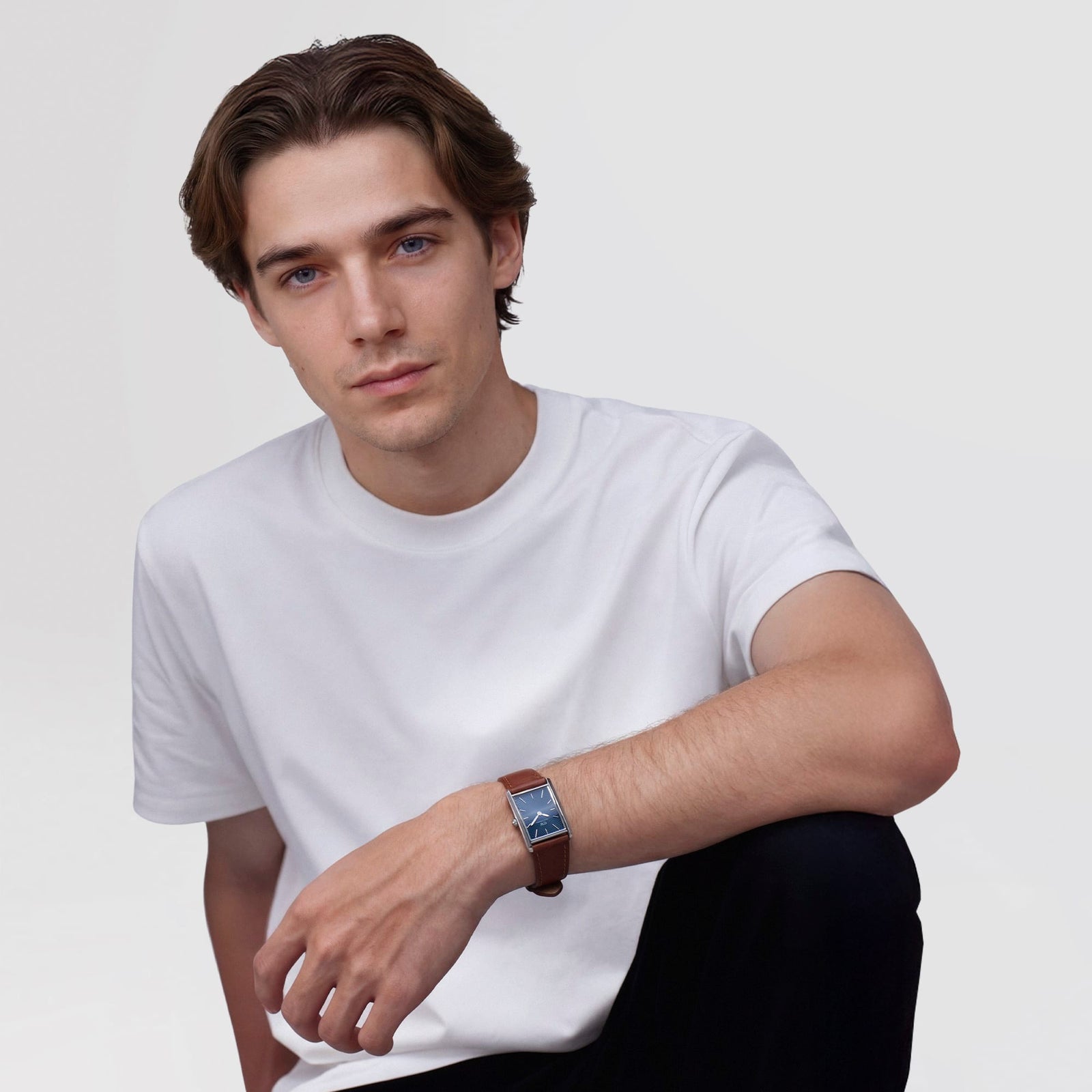 Daniel Wellington Bound Light Brown Arctic Guilloché Silver - B & S Lyncris Jewellers