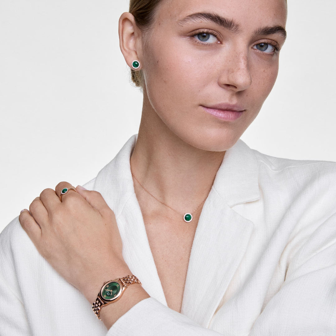 Daniel Wellington Ophelia Mini Emerald Rose Gold Watch